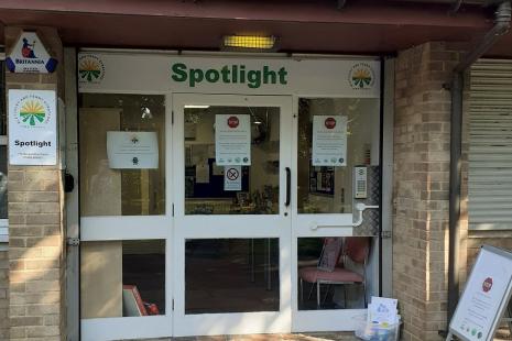 Photo of entrance to Spotlight Community Centre