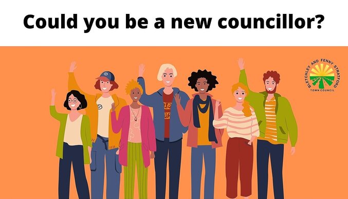 Image of become a councillor poster which contains the question 'could you become a councillor? with a group of group raising their hands