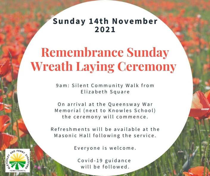 Image of Remembrance Sunday Poster November 2021