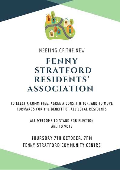 Image of Fenny Stratford Residents Association Leaflet