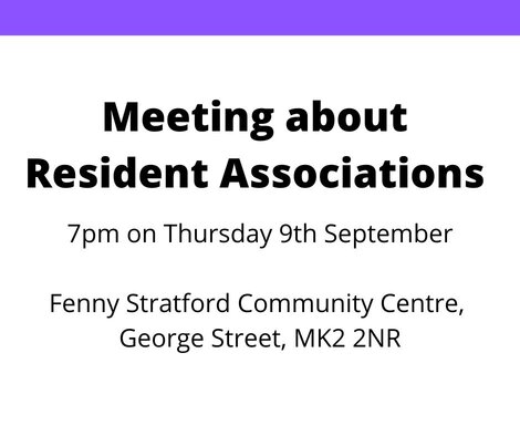 Image of Resident Associations Meeting poster