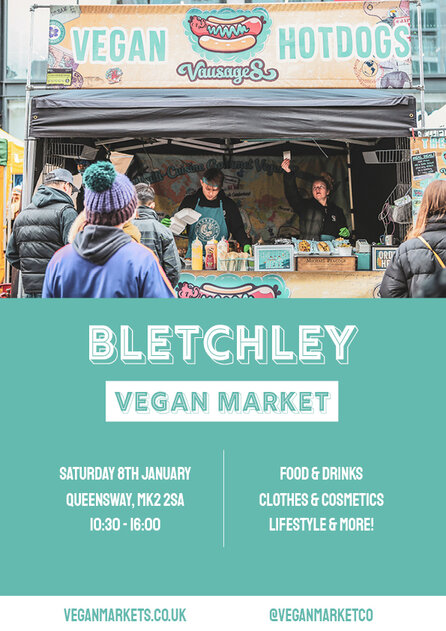 Image of Bletchley Vegan Market Poster