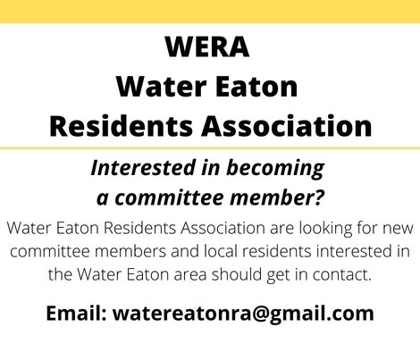 Image of Water Eaton Residents Association poster to become a member