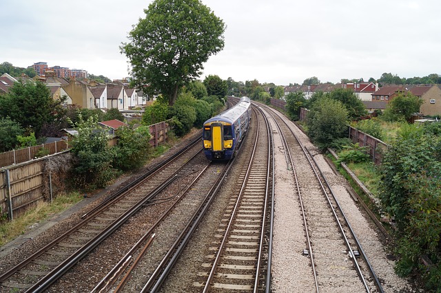 Image of a train on the track