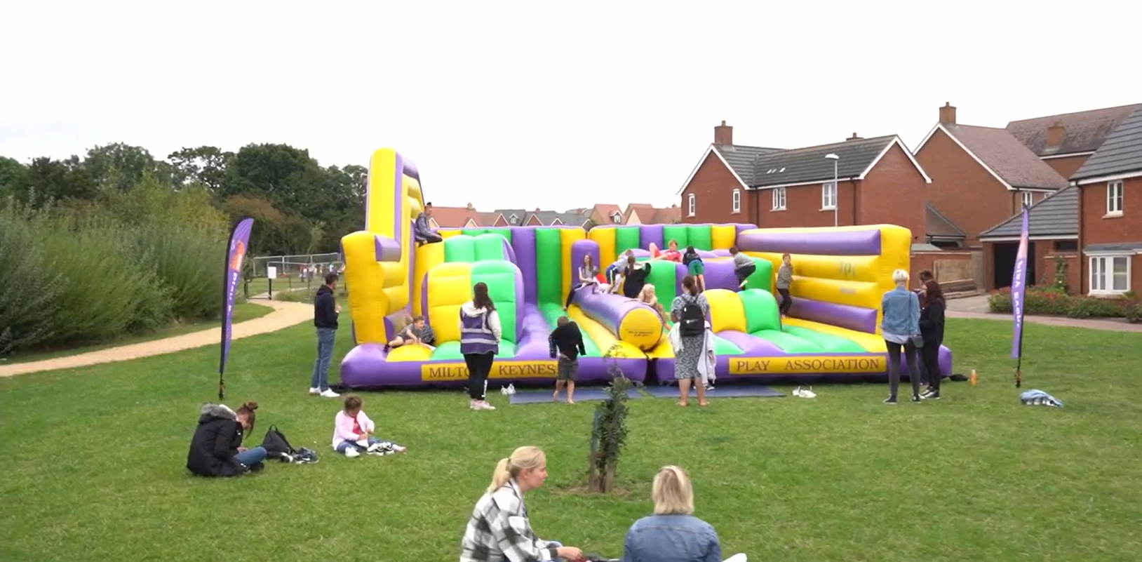 Photo of bouncy castle at MKPA Play Session