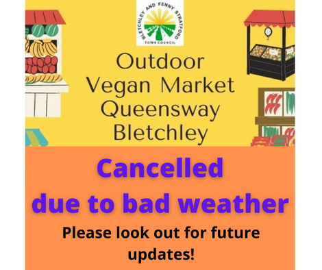 Image of cancelled Vegan Market post October 2020