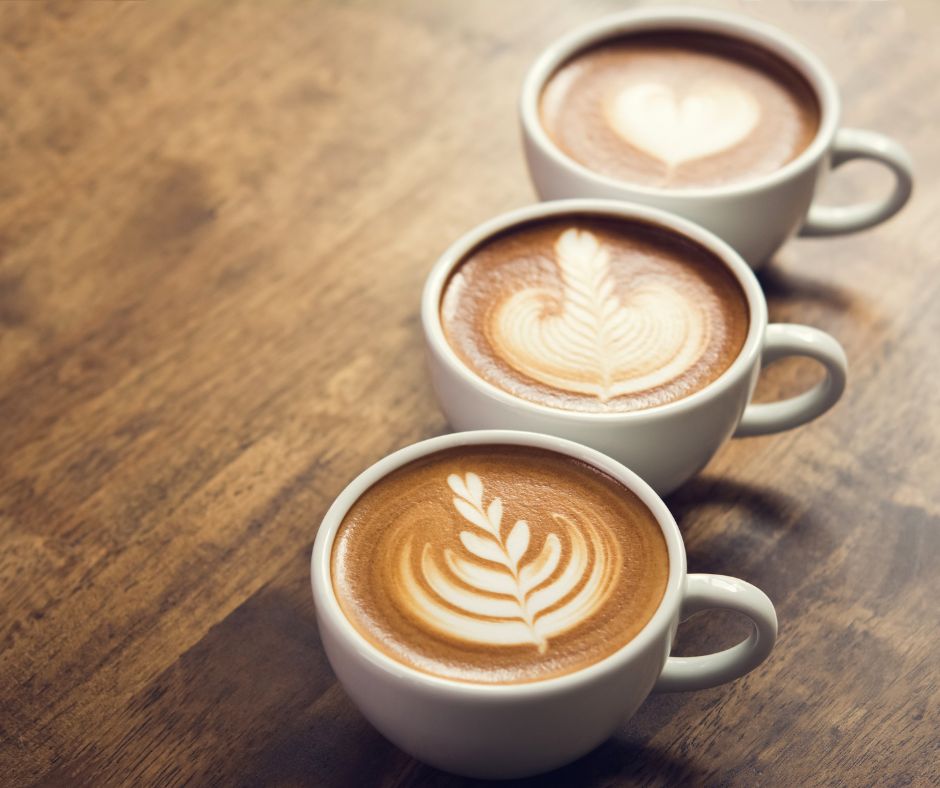 Photo of three coffee mugs