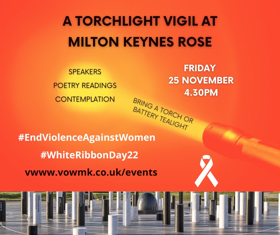 Image of White Ribbon Vigil poster