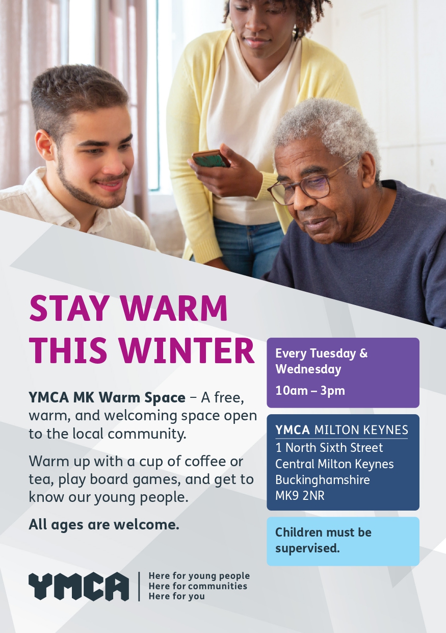 Image of YMCA Warm Space poster