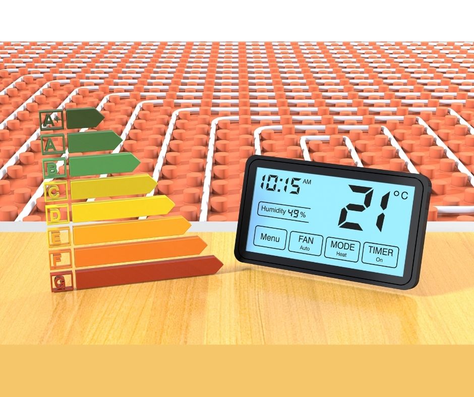 Image of heating screen monitor