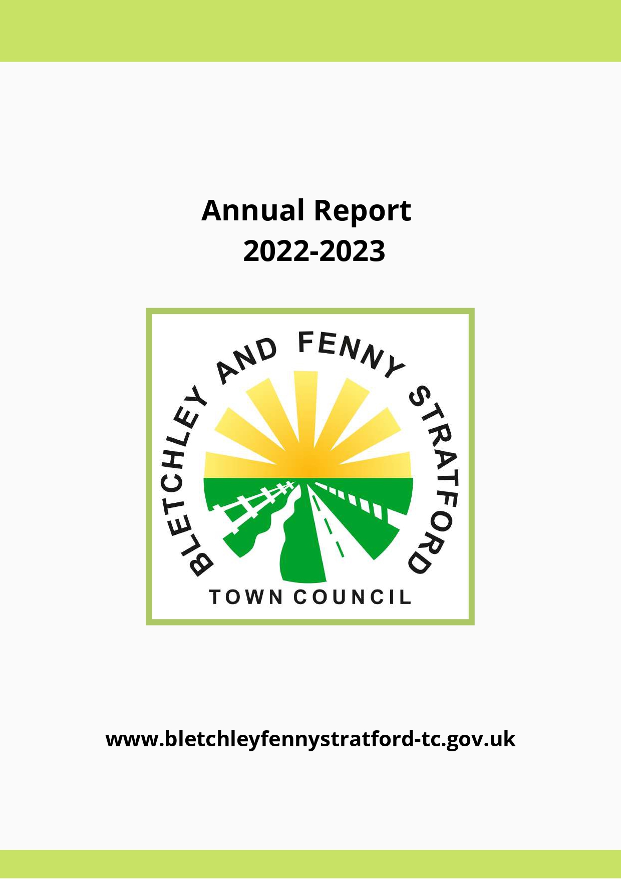 Image of Annual Report front page