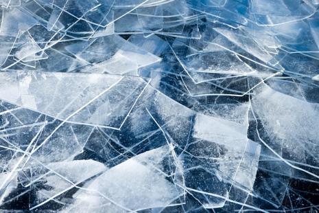 Image of icey water shards