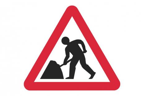 Image of roadworks sign